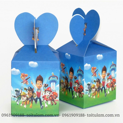 Combo 6 hộp đựng quà chủ đề CHÓ CẢNH SÁT