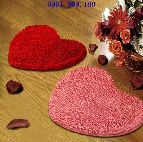 Thảm lau siêu thấm hình tim