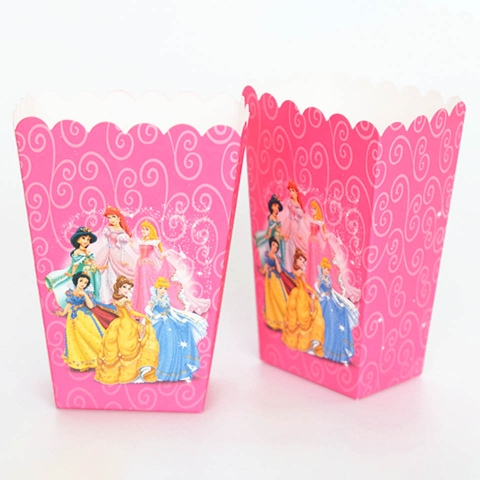 Combo 6 hộp đựng bỏng chủ đề công chúa DISNEY