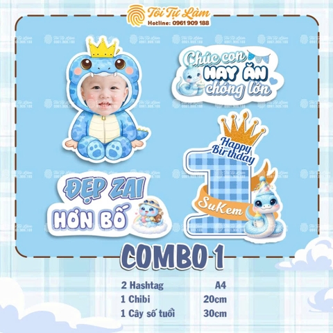 COMBO SINH NHẬT CHO BÉ TRAI 1 TUỔI - RA1
