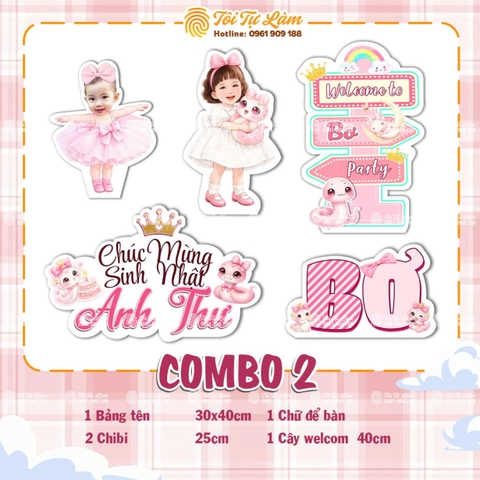COMBO SINH NHẬT CHO BÉ TUỔI RẮN 2