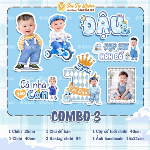 COMBO SINH NHẬT CHO BÉ TRAI 1 TUỔI - RA3