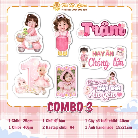 COMBO SINH NHẬT CHO BÉ TUỔI RẮN 3