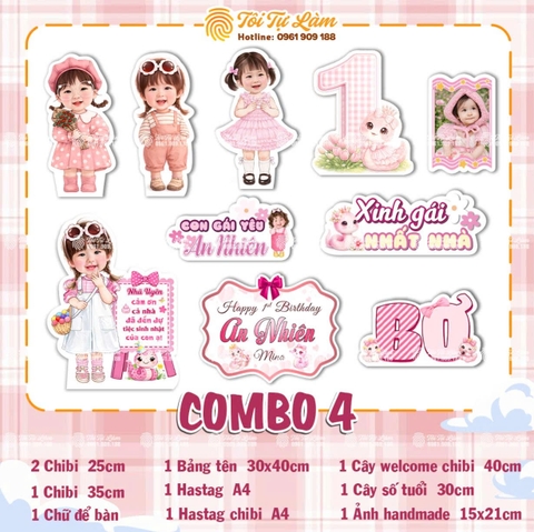 COMBO SINH NHẬT CHO BÉ TUỔI RẮN 4