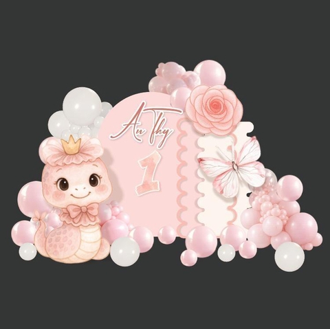 COMBO TRANG TRÍ SINH NHẬT 1 TUỔI TUỔI RẮN - TT RA51