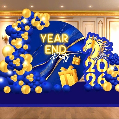 TRANG TRÍ YEAR END PARTY ĐƠN GIẢN ĐẸP