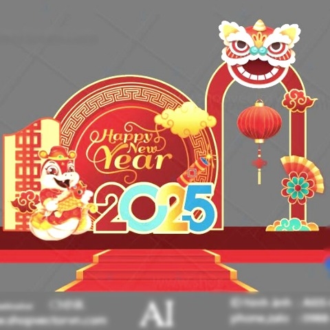 DỊCH VỤ TRANG TRÍ TẾT CƠ QUAN NGOÀI TRỜI