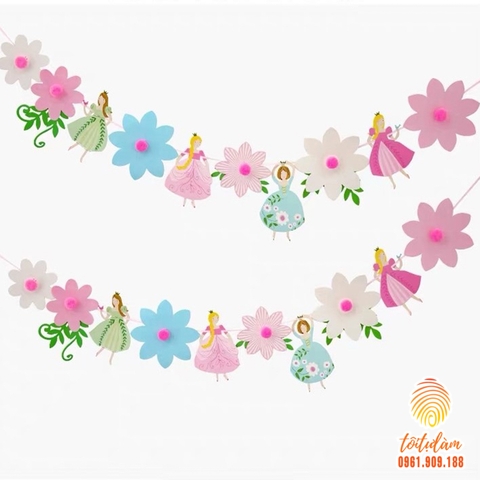 Dây treo công chúa và hoa