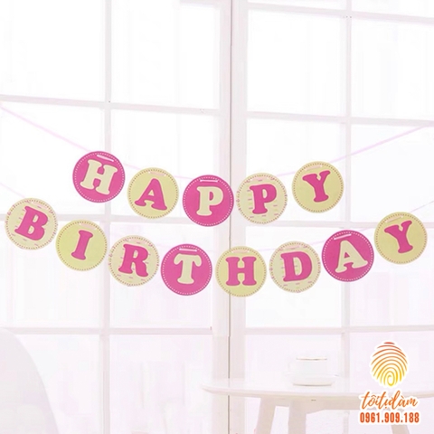 Dây chữ HPBD tròn viền bi