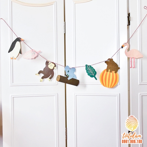 Dây treo hình thú zoo