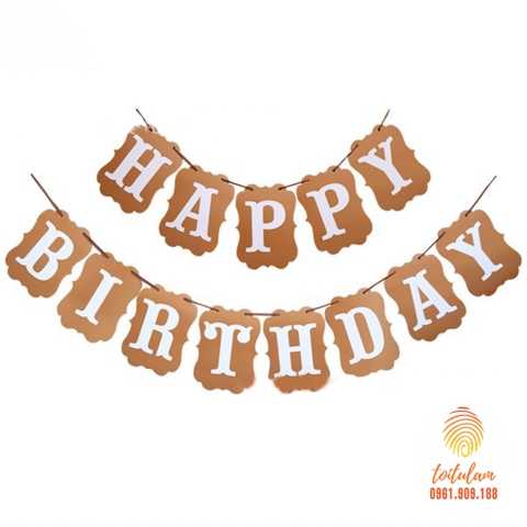 Dây chữ HPBD viền nhọn