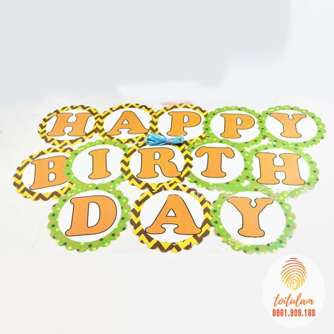 Dây chữ HPBD sư tử