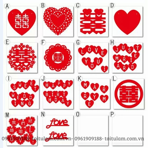 Dây treo đỏ TIM LỖ