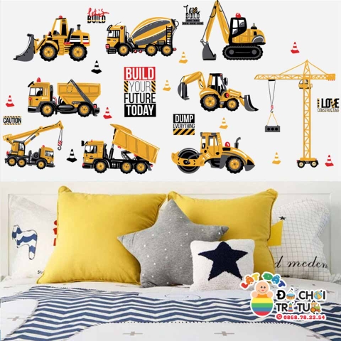 Decal dán tường cho bé trai SK6076