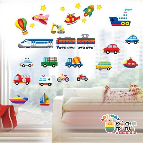 Decal dán tường cho bé trai