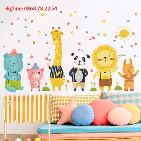 Decal dán tường HM