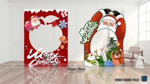 KHUNG CHECK IN CHỤP ẢNH GIÁNG SINH