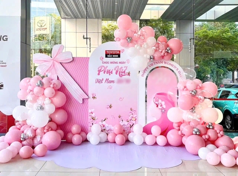 DỊCH VỤ TRANG TRÍ TRỌN GÓI NGÀY QUỐC TẾ PHỤ NỮ 8/3