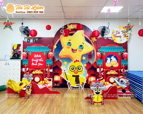 Trang trí trung thu lớp học