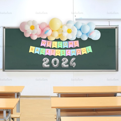 SET BÓNG TRANG TRÍ LỚP HỌC NGÀY KHAI GIẢNG - BACK TO SCHOOL  DL-HA003