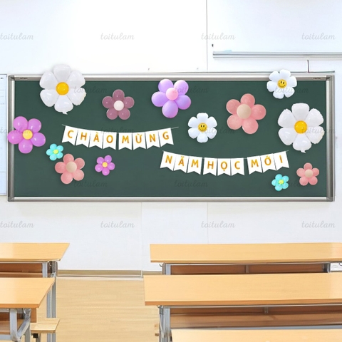 SET BÓNG TRANG TRÍ LỚP HỌC NGÀY KHAI GIẢNG - BACK TO SCHOOL  DL-HA004