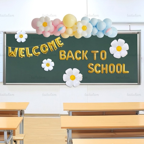 SET BÓNG TRANG TRÍ LỚP HỌC NGÀY KHAI GIẢNG - BACK TO SCHOOL  DL-HA007