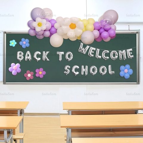 SET BÓNG TRANG TRÍ LỚP HỌC NGÀY KHAI GIẢNG - BACK TO SCHOOL  DL-HA010