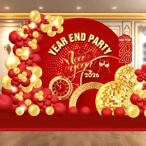 TRANG TRÍ  TIỆC TẤT NIÊN TẠI NHÀ HÀNG