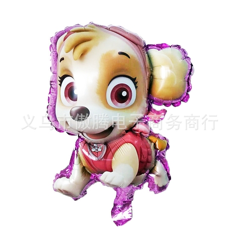 BÓNG HÌNH CON CHÓ ÁO ĐỎ