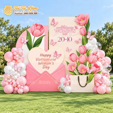 TRANG TRÍ TRỌN GÓI NGÀY QUỐC TẾ PHỤ NỮ 8/3 VÀ 20/10 - QTPN - 118