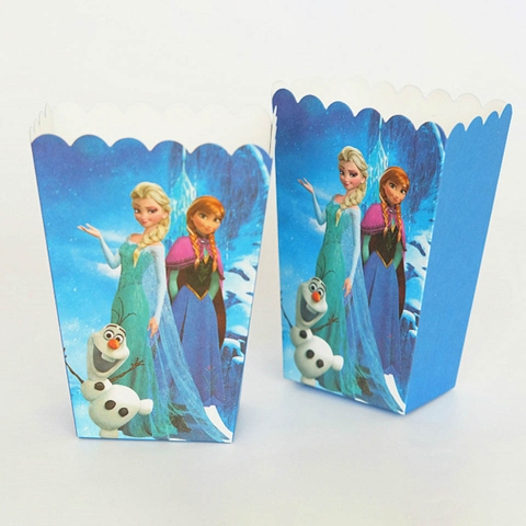 Combo 6 hộp đựng bỏng chủ đề công chúa FROZEN