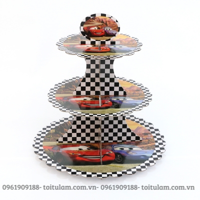 Giá để bánh chủ đề McQueen