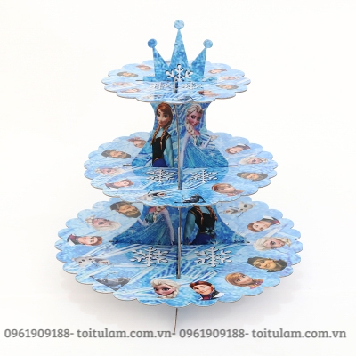 Giá để bánh sinh nhật chủ đề Frozen