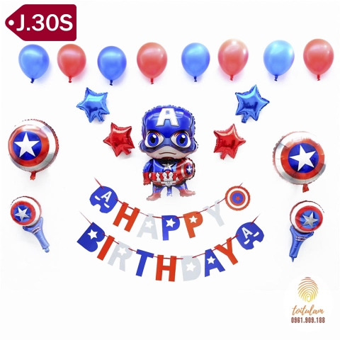 Dây chữ HPBD anh hùng American