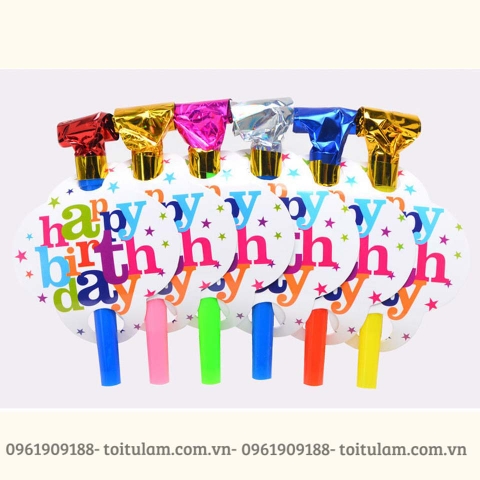 Combo 6 kèn tắc kè chủ đề HPBD