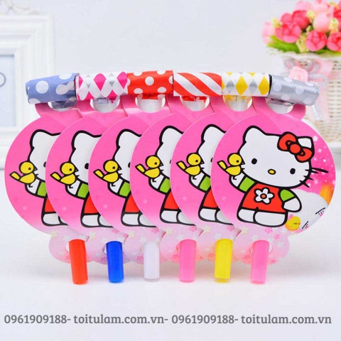 Combo 6 kèn tắc kè chủ đề KITTY