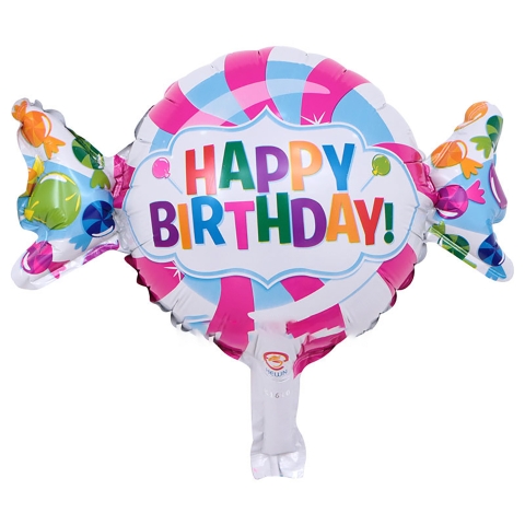 BÓNG HÌNH KẸO XOẮN 2 ĐẦU HAPPY BIRTHDAY NHỎ