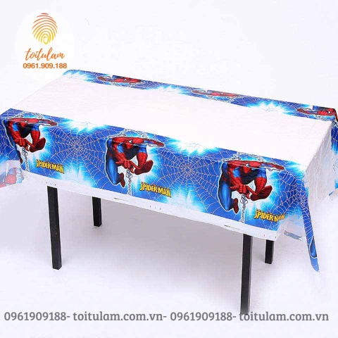 Khăn trải bàn người nhện