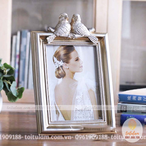 Khung ảnh bàn đôi chim uyên ương