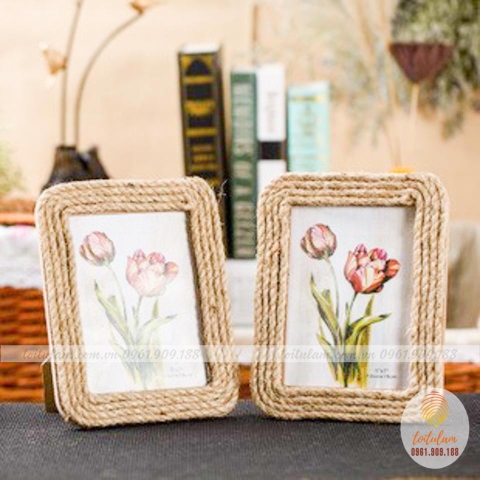Khung ảnh bàn viền thừng