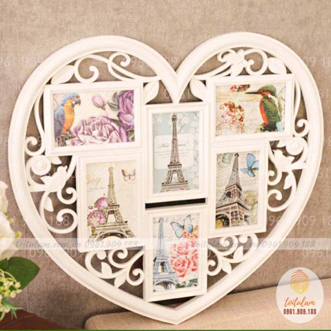 Khung ảnh treo tường trái tim