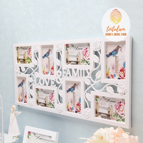 Khung ảnh treo tường Love & family