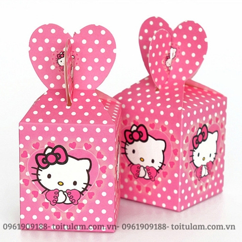 Combo 6 hộp đựng quà chủ đề KITTY