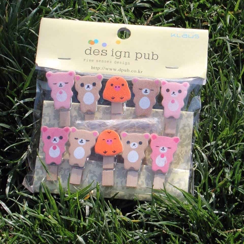 Kẹp gỗ HÌNH GẤU