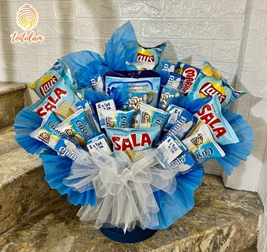 Bó hoa bánh kẹo - Mẫu 2