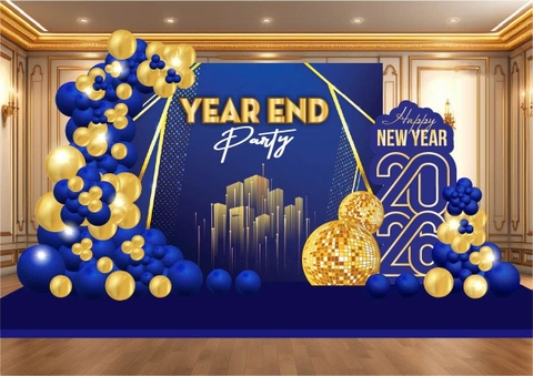 TRANG TRÍ YEAR END PARTY TẠI CÔNG TY ĐẸP