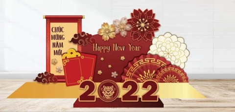 TRANG TRÍ TẾT NHÀ HÀNG ĐẸP