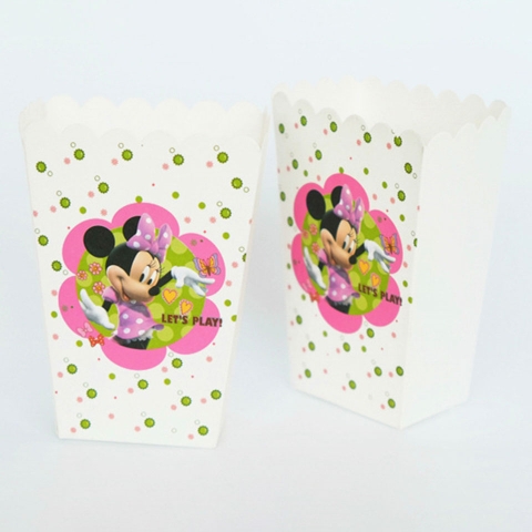 Combo 6 hộp đựng bỏng chủ đề MICKEY TRẮNG