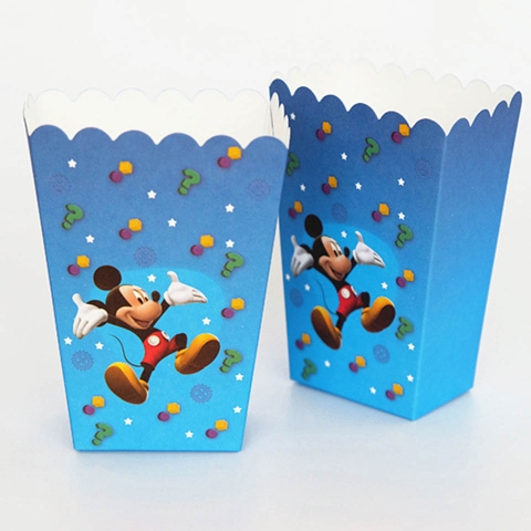 Combo 6 hộp đựng bỏng chủ đề MICKEY XANH