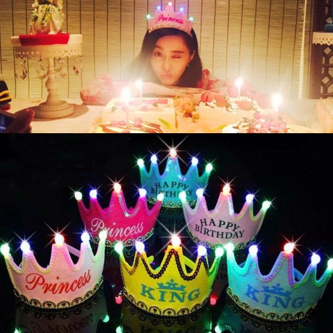 Mũ sinh nhật phát sáng